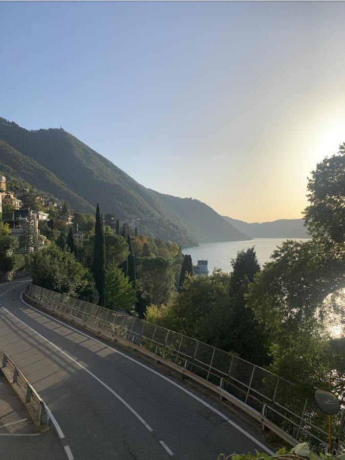 Casa Giulietta Caronti With View Of Lake Como Blevio Exteriör bild